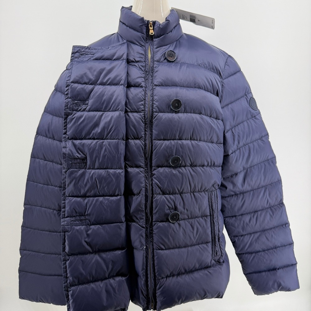 Lauren Ralph Lauren Women's Down Puffer Jacket Coat Navy Blue XL NWT $225 - Picture 9 of 16